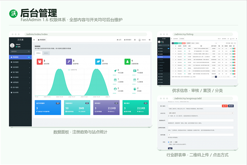某知名品牌农产品供求信息平台网站搭建案例